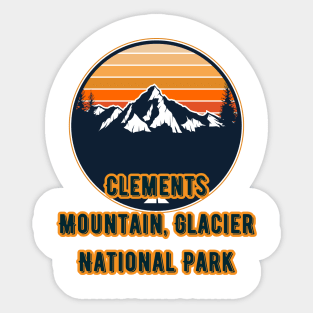 Clements Mountain, Glacier National Park Sticker